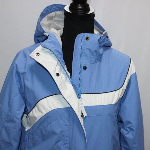 Columbia Women’s Hooded Jacket Medium Waterproof Fleece - Picture 2 of 16